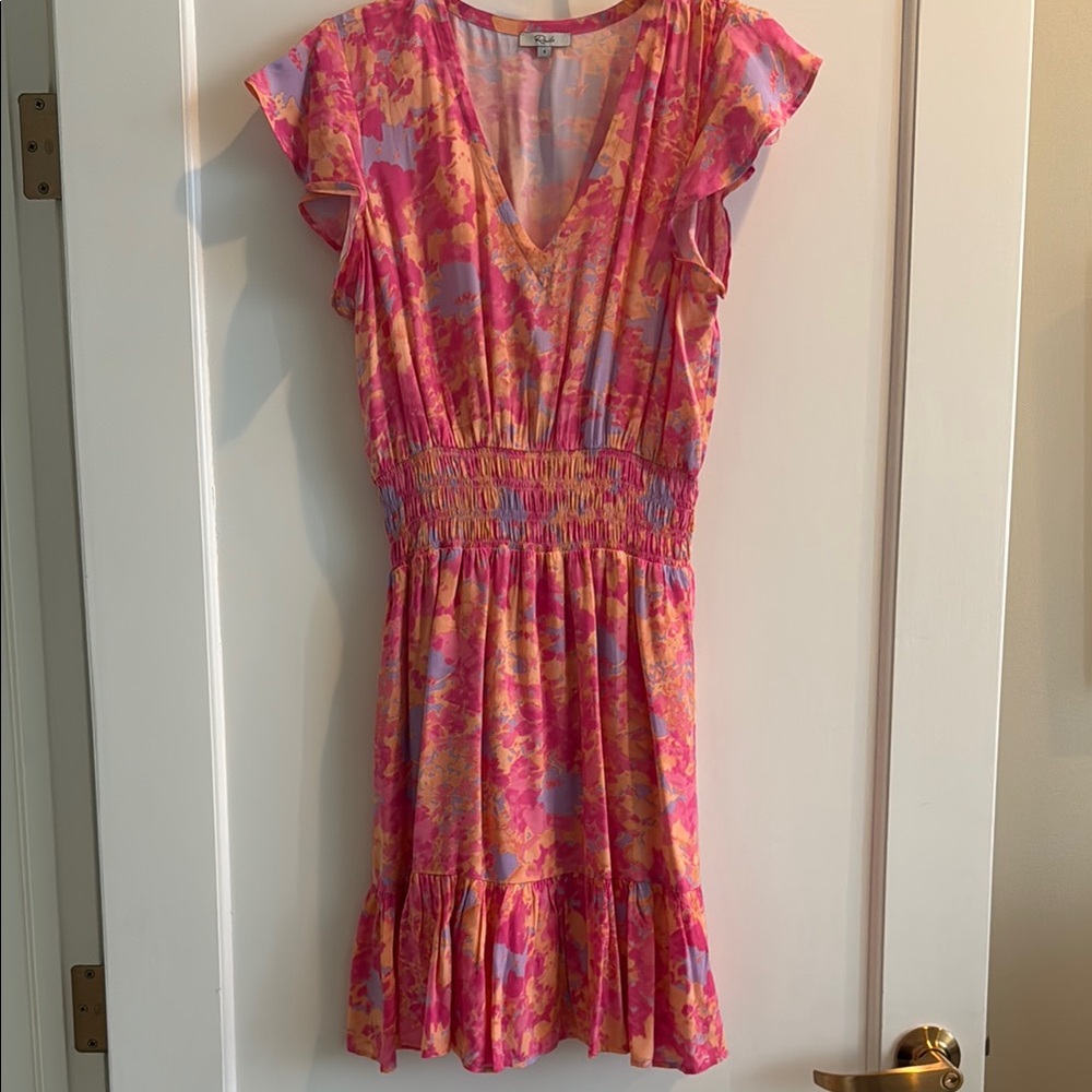 Rails Pink and Orange Floral Dress
